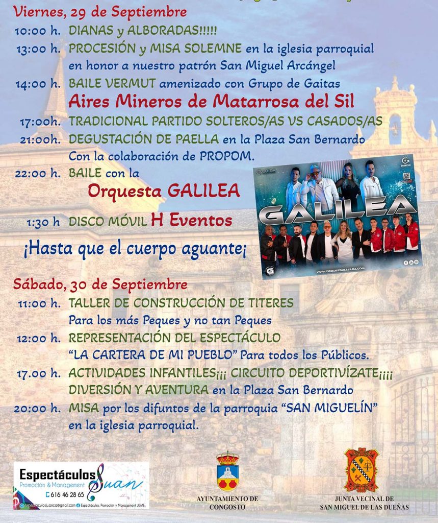 Fiestas En Honor A San Miguel Arc Ngel En San Miguel De Las Due As