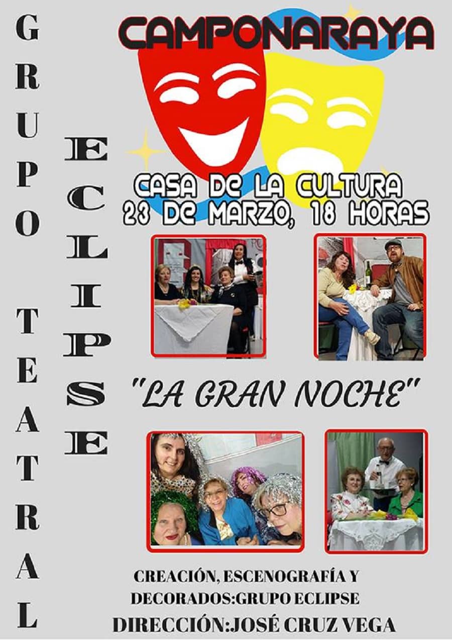 cartel la gran noche teatro camponaraya el bierzo