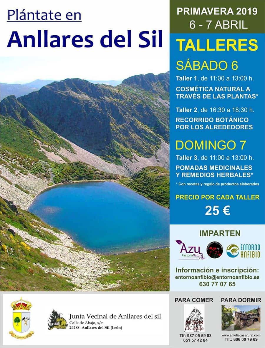 cartel talleres anllares paramo del sil el bierzo