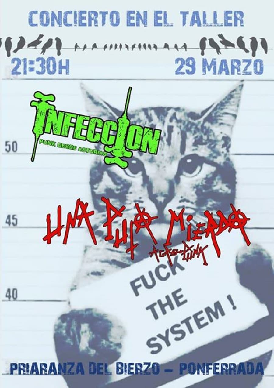 concierto infeccion punk priaranza el bierzo