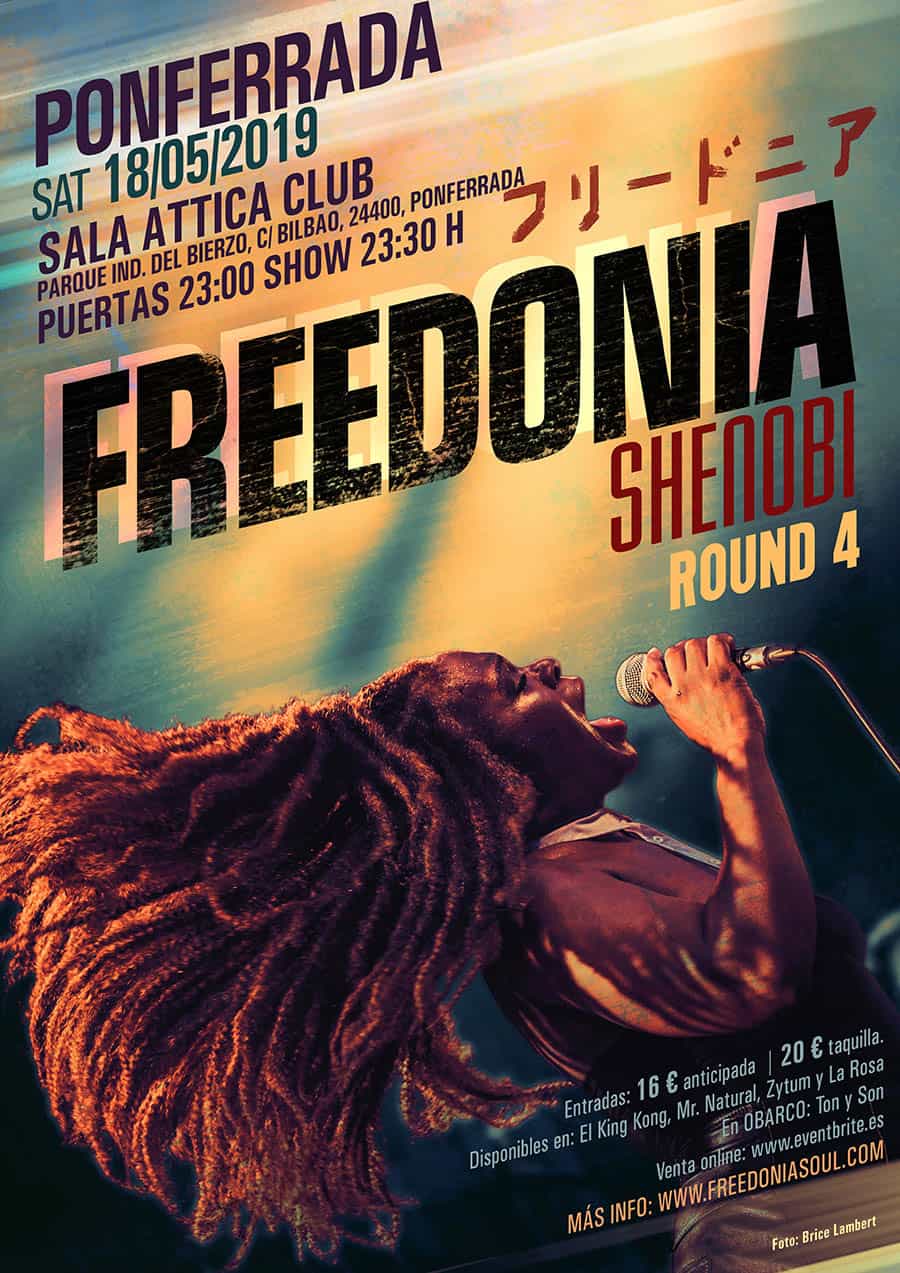 cartel concierto freedonia attica ponferrada el bierzo