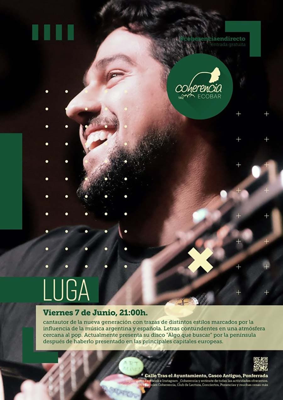 cartel concierto luga coherencia ponferrada el bierzo