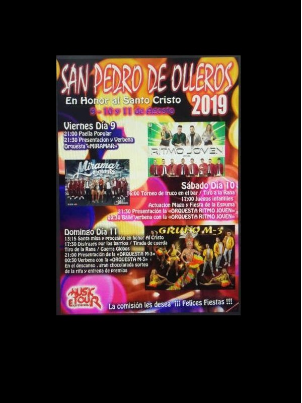 cartel fiesta santo cristo19 san pedro de olleros el bierzo