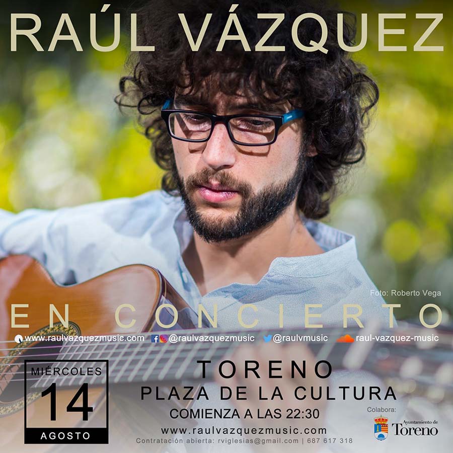 cartel raul vazquez concierto toreno el bierzo