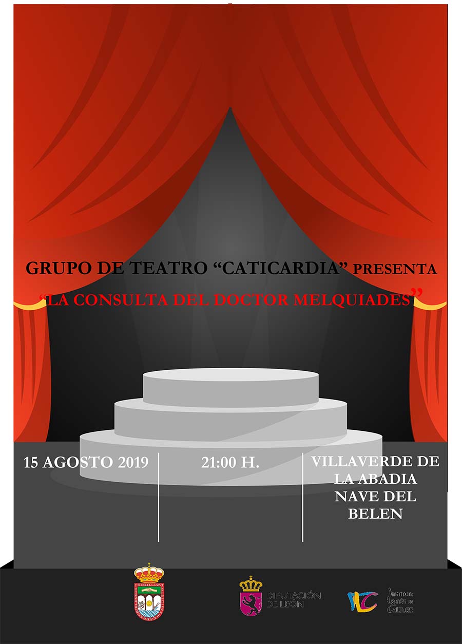 cartel teatro caticardia villaverde abadia el bierzo